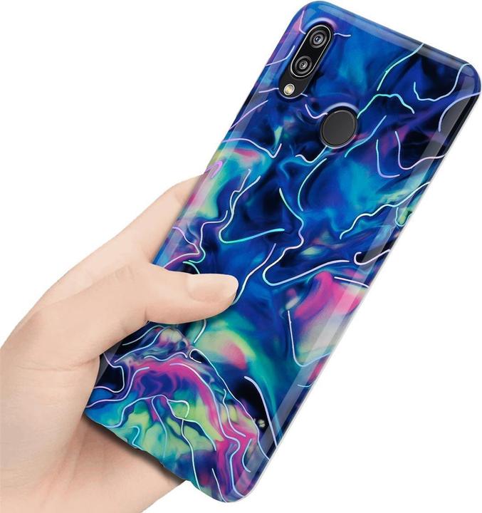 Produktbild Cadorabo IMD TPU Bunter Marmor Cover (Huawei P20 Lite)