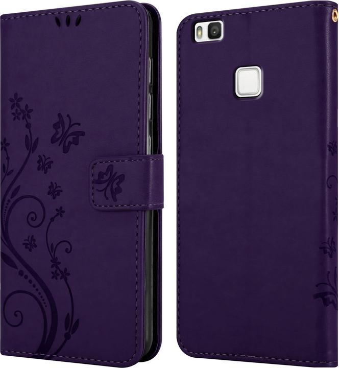 Productafbeelding Cadorabo Bloemen Boekomslag (Huawei P9 Lite)