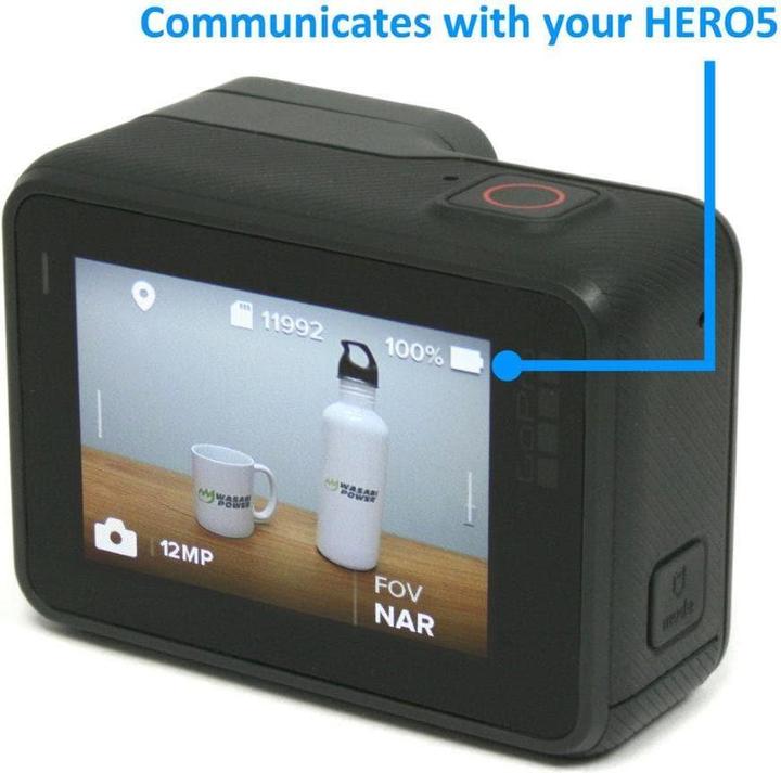 Immagine prodotto Wasabi Power GoPro Hero 5/6 (GoPro Hero 5)