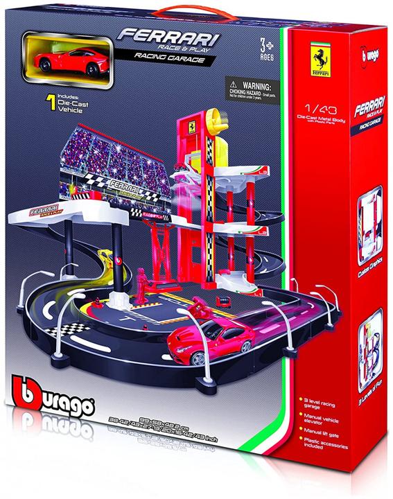 Produktbild Bburago Ferrari Racing Garage