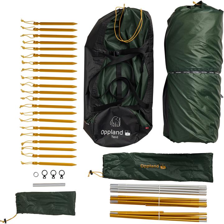 Produktbild Nordisk Oppland 3 SI (2.0) Tent (Tunnelzelt, 3.95 kg, 3 Personen)