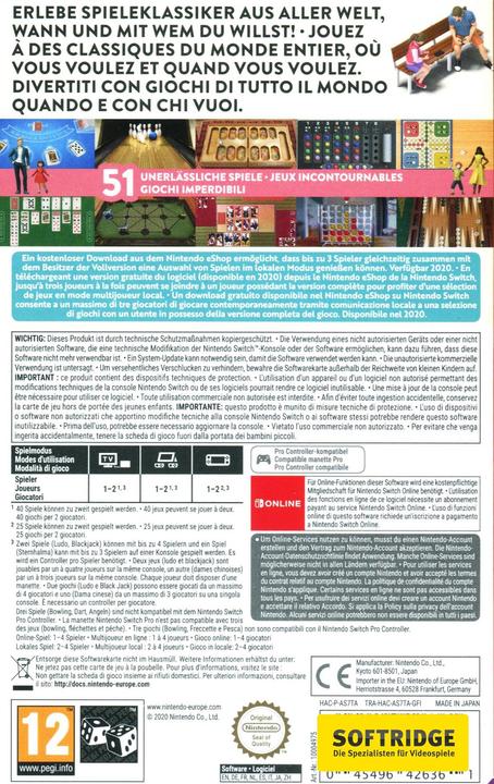 Produktbild Nintendo 51 Worldwide Games: Classic Games (Switch, Multilingual)