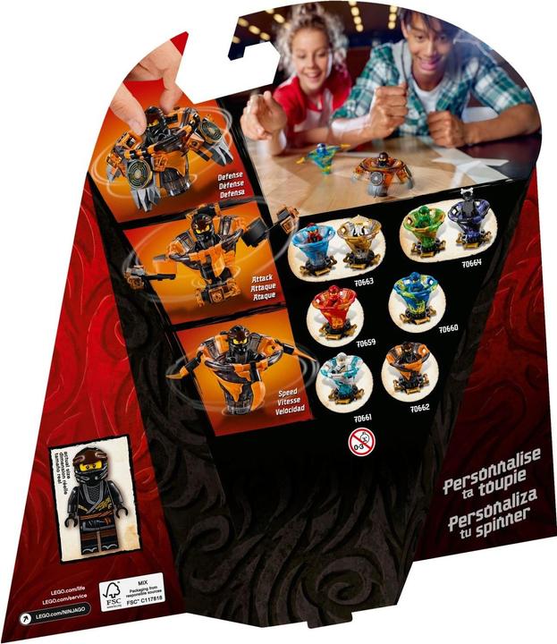 Produktbild LEGO Spinjitzu Cole (70662, LEGO Ninjago)
