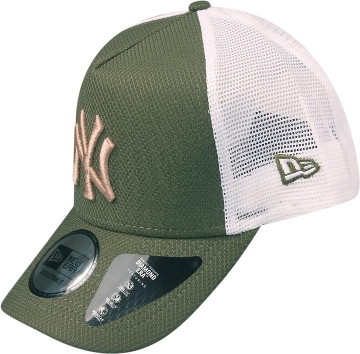 Produktbild New Era Trucker Cap - DIAMOND New York Yankees oliv