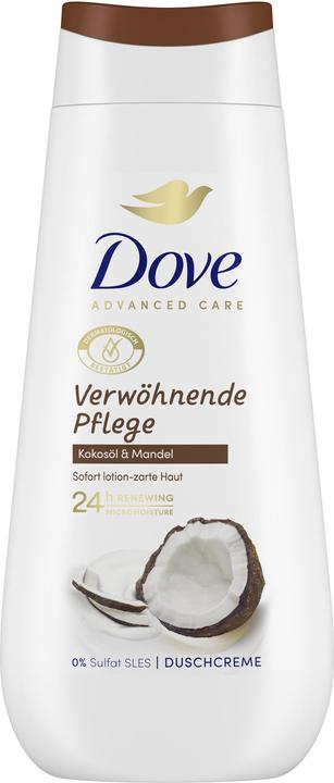 Image du produit Dove Douche de soin Advanced Care huile de coco et amande douce (225 ml)