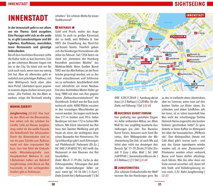 Produktbild Reiseführer Hamburg (Deutsch, Dorothea Heintze, 2023)