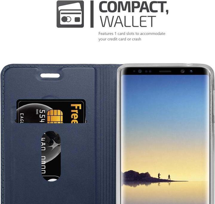 Actual product image Cadorabo Book Classy Style Cover (Samsung Galaxy Note 8)