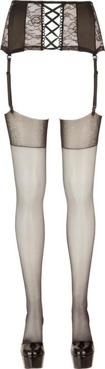 Actual product image Cottelli Collection Plain suspender stockings (S)