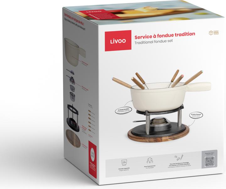 Produktbild Livoo Fondue-Set (Käsefondue)