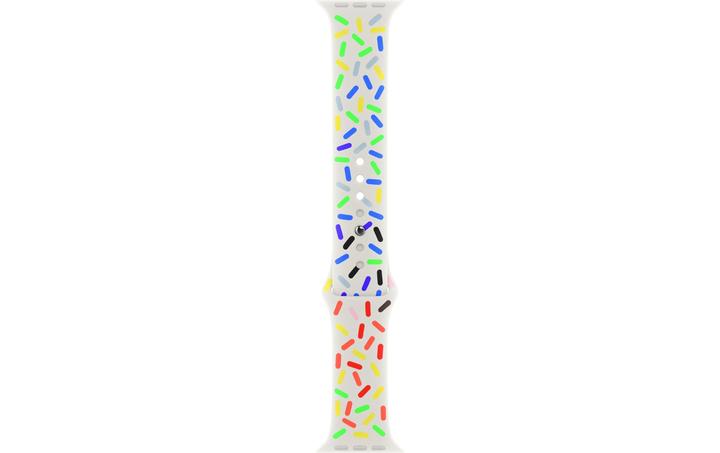 Image du produit Apple Pride Edition Sport Band S/M (41 mm, Fluoroélastomère, Apple Watch Series 7, Apple Watch Series 9, Apple Watch Series 8)