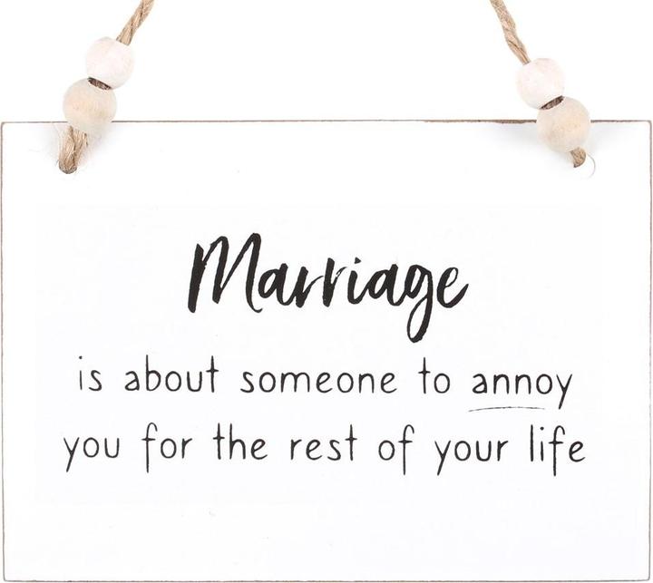 Immagine prodotto Something Different Marriage Someone To Annoy Cartello Appeso