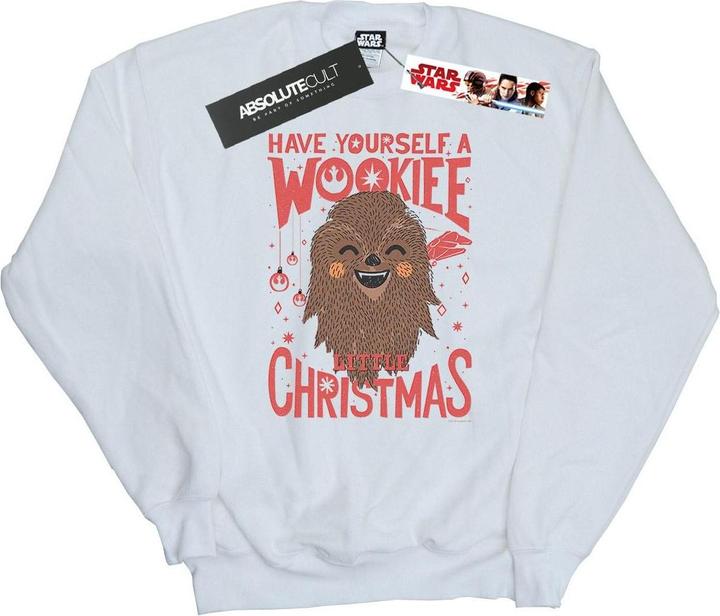 Actual product image Star Wars Womens/Ladies Wookiee Little Christmas Sweatshirt (XL)