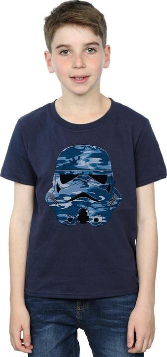 Actual product image Star Wars Boys Stormtrooper Command Midnight Camo T-Shirt (140, 146)