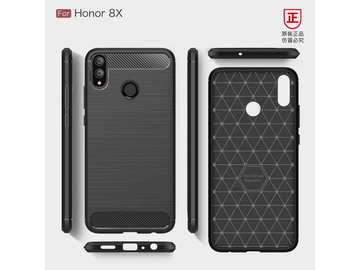 Immagine prodotto Screenguard Honor 8X Cover Carbon Brushed Soft TPU (Honor 8X)