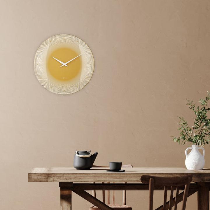 Image du produit Nextime Horloge murale Jaune foncé (50 cm)