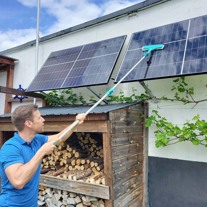 Produktbild Leifheit Fensterwischer Window & Frame Cleaner L micro duo Telescope 210 (1 Stk.)