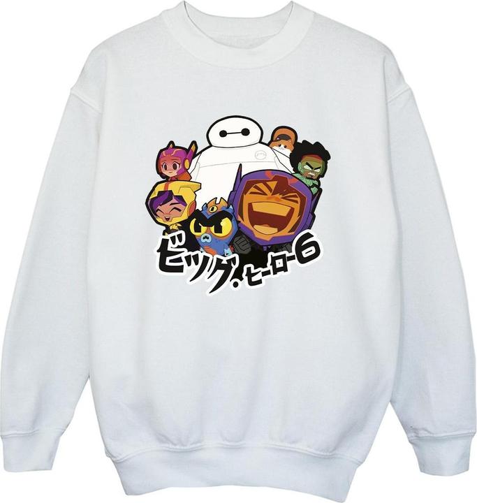 Produktbild Disney Big Hero 6 Baymax Group Manga Sweatshirt Jungen (152, 158)
