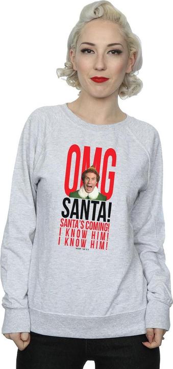 Produktbild Elf OMG Santa I Know Him Sweatshirt (XXL)