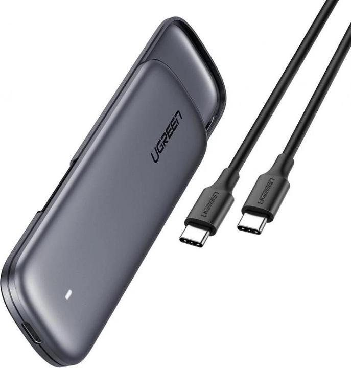 Productafbeelding Ugreen Behuizing M.2 PCI-E NVME SSD 10 Gbit/s USB-C 3.1 Gen2 PCIe Gen3 (M.2)