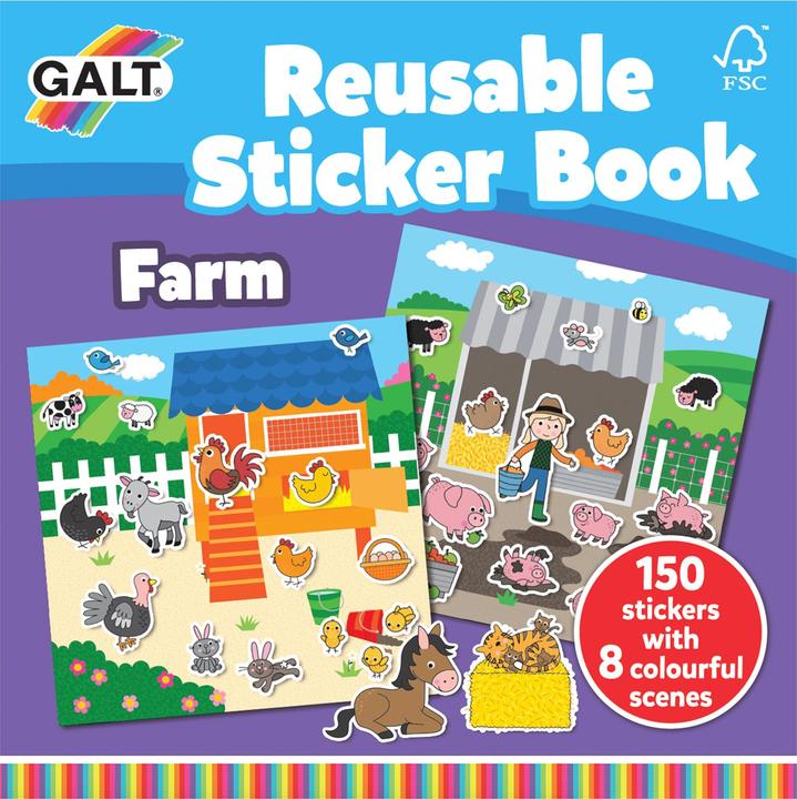 Actual product image GALT Farm stickers for children