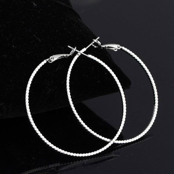 Actual product image Hermex Gold plated LUXURY earrings - platinum (Copper alloy)