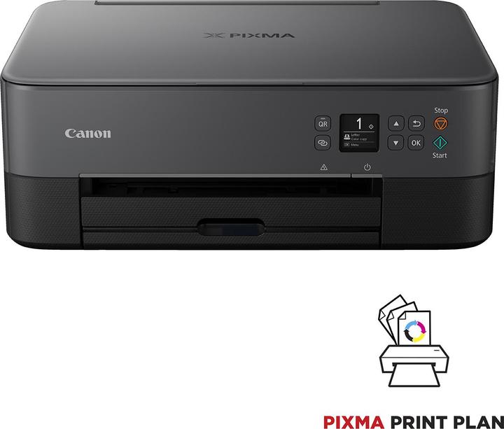 Actual product image Canon TS5350i BK EUR with paper (Colour)