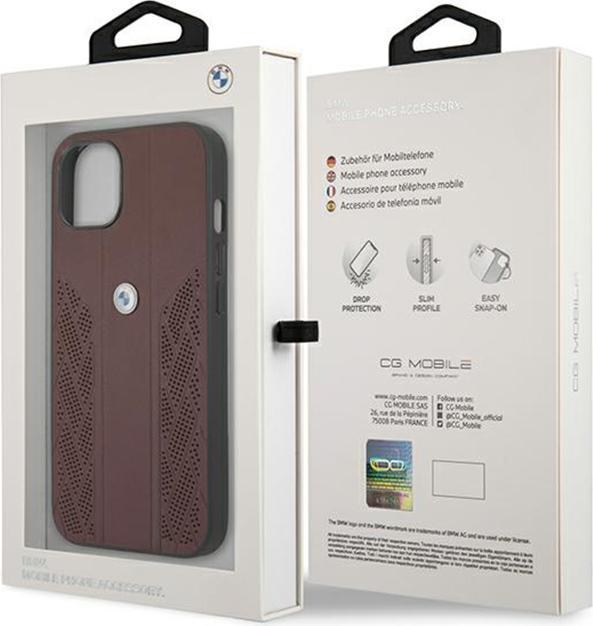 Actual product image BMW Hard Cover Curve Perforated (Apple iPhone 13)