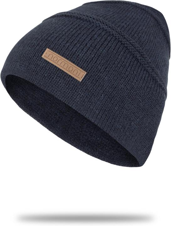 Actual product image Normani Winter set "Montreal" with hat and scarf blue mottled (One size)