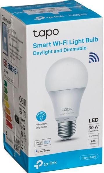 Image du produit TP-Link Tapo (E27, 8 W, 806 lm, 1 x, F)