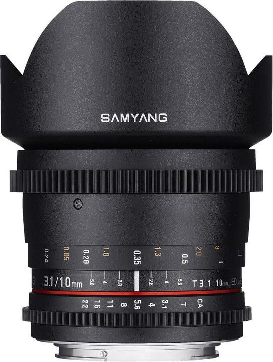 Samyang T3.1 ED AS NCS CS VDSLR SLR ultra grandangolare (Nikon F, APS-C / DX)