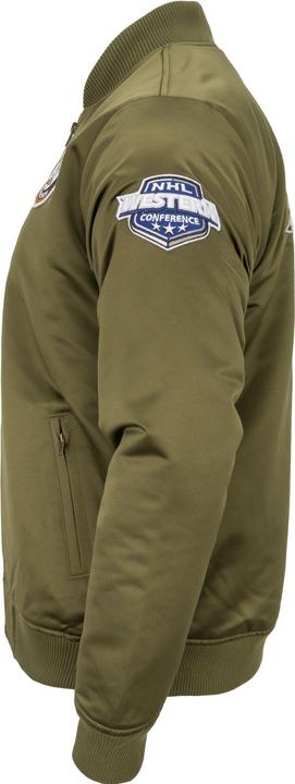 Actual product image Mitchell & Ness M&N Satin Bomber Jacket - PATCHES Milwaukee Bucks - XXL (XXL)