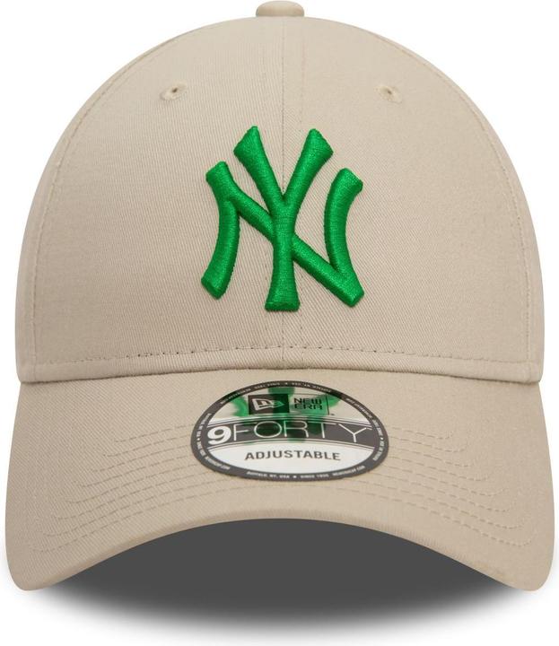 Produktbild New Era 9Forty Strapback Cap - New York Yankees stone beige