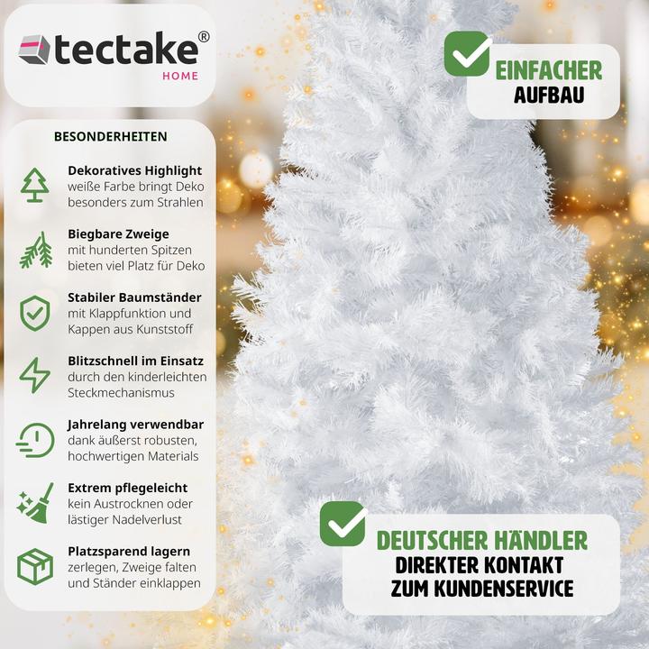 Produktbild tectake Künstlicher Weihnachtsbaum (180 cm)