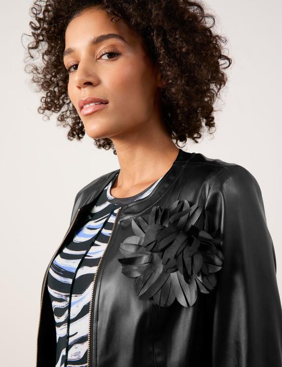 Actual product image Gerry Weber Coated blazer jacket with floral detail Blazer long sleeve lined - 64484 (46)