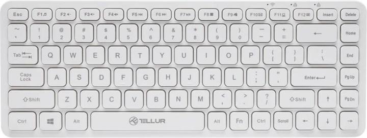 Produktbild Tellur Mini Wireless Keyboard White (US, Kabellos)