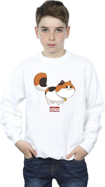 Actual product image Disney Boys Big Hero 6 Baymax Kitten Pose Sweatshirt (152, 158)