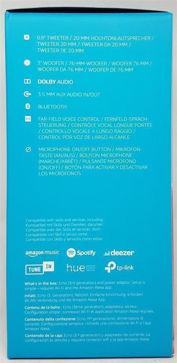 Productafbeelding Amazon Echo (3e generatie) (Amazon Alexa)