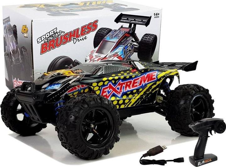 Produktbild Lean Toys Gelber ferngesteuerter Rennwagen