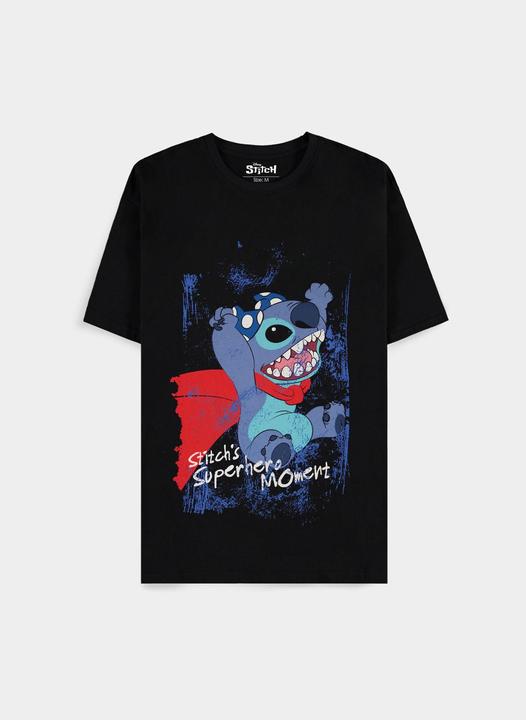 Actual product image Difuzed Lilo & Stitch - Superhero - Short Sleeved T-shirt - M (M)