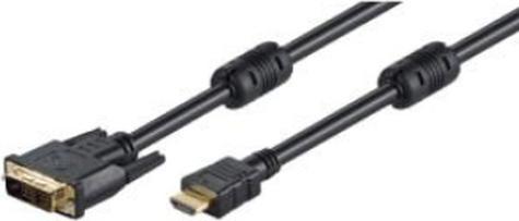 M-Cab 3M HDMI to DVI-D cable - Gold (3 m, DVI)