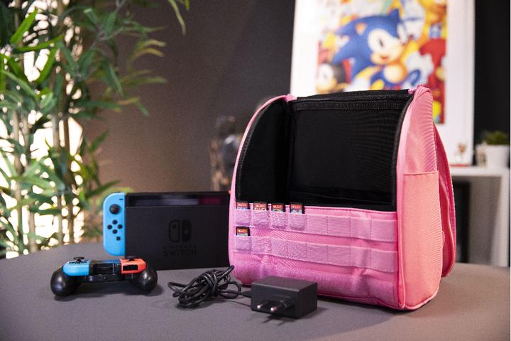 Actual product image Konix Mythics Unicorn BE LOVE - Backpack (Switch Lite, Switch OLED)