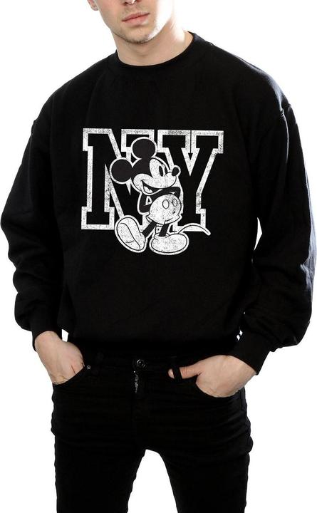 Actual product image Disney Mens Mickey Mouse NY Kicking Sweatshirt (XL)