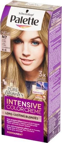 Image du produit Palette Crème colorante intense pour cheveux Colorant pour cheveux en crème 7 Lightond