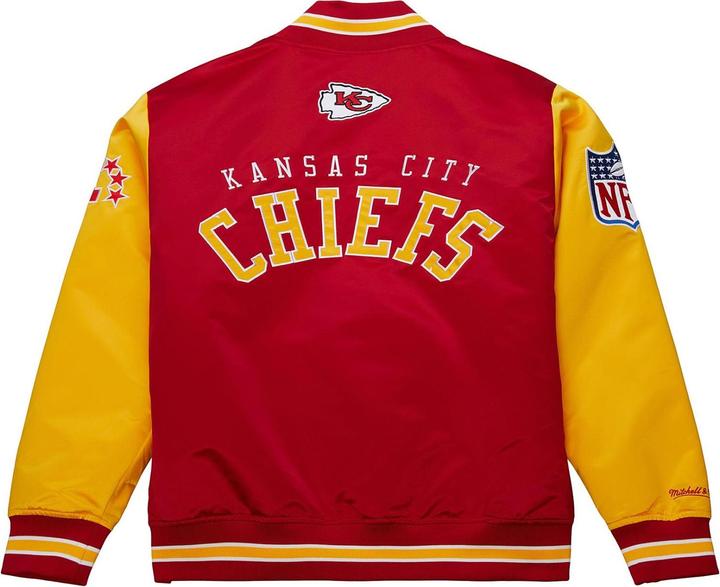 Produktbild Mitchell & Ness M&N Heavyweight Satin Jacke NFL Kansas City Chiefs - XL (XL)
