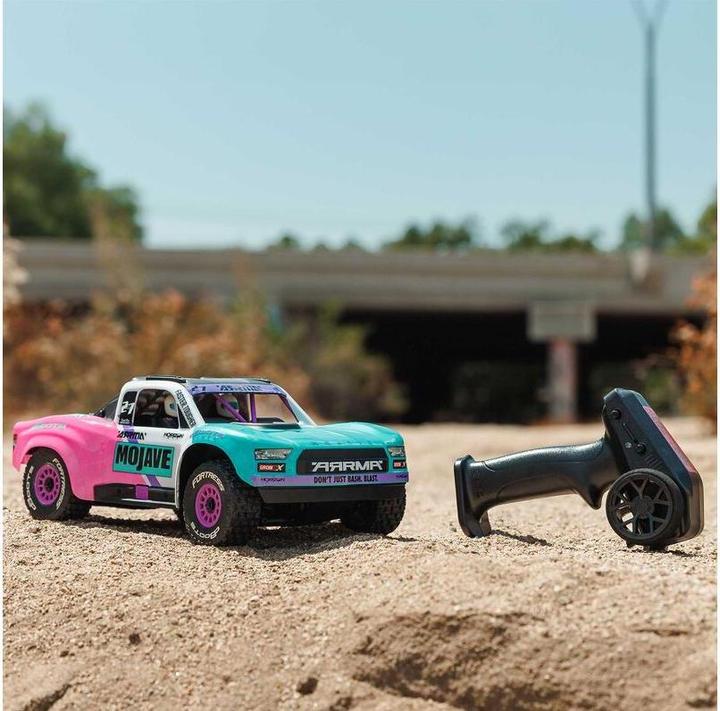Actual product image Arrma Desert Truck Mojave GROM BLX 2233S, turquoise 1:8 (RTR Ready-to-Run)