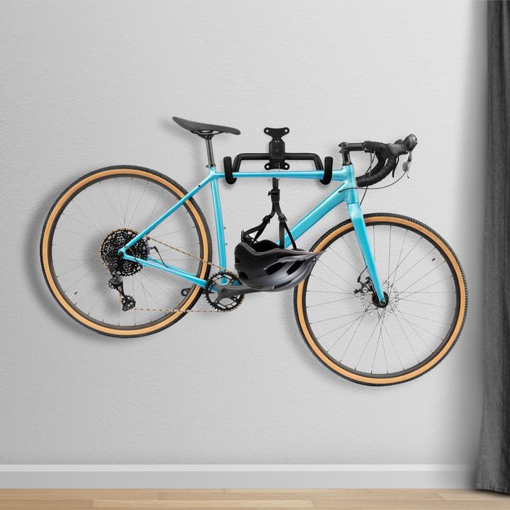 Produktbild Maclean Fahrrad-Wandhalterung horizontal Stahl max. Belastung 30kg MC-484