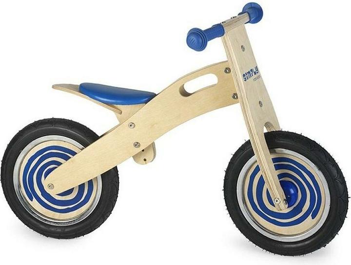 Immagine prodotto Playwood Balance Bike semplice in legno - blu