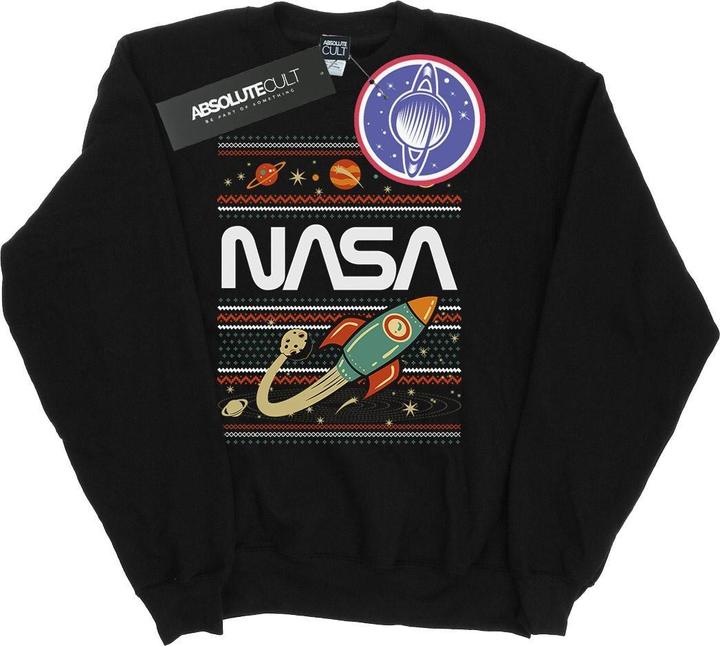Actual product image Nasa Mens Fair Isle Sweatshirt (XXL)