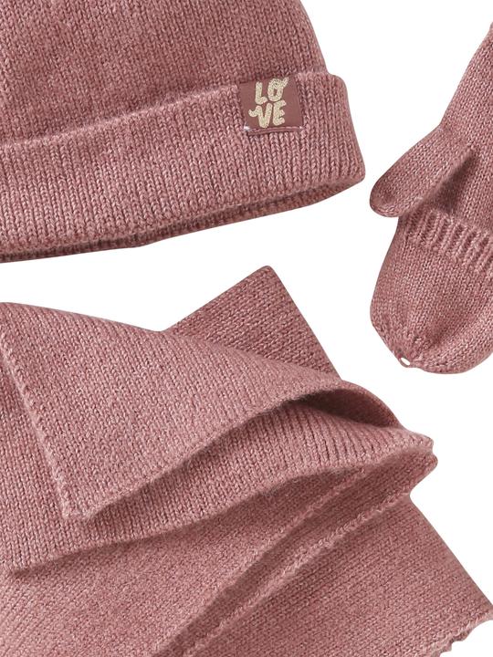 Produktbild Vertbaudet Mädchen Set: Mütze, Schal & Handschuhe