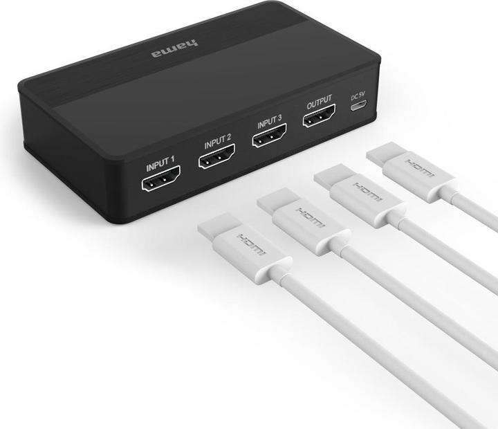 Actual product image Hama 4k-HDMI-Switch